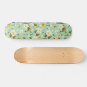 Bloempatroon Persoonlijk Skateboard (Horizontaal)