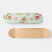 Bloempatroon Persoonlijk Skateboard (Horizontaal)