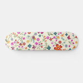 Bloempatroon Persoonlijk Skateboard (Horizontaal)