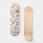 Bloempatroon Persoonlijk Skateboard (Voorkant)