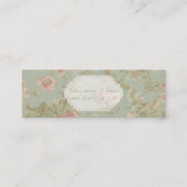 Bloempatroon - Prijs Label, Visitekaartje (Voorkant)