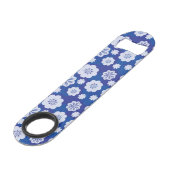 bloempatroon speed flessenopener (Voorkant Gekanteld)