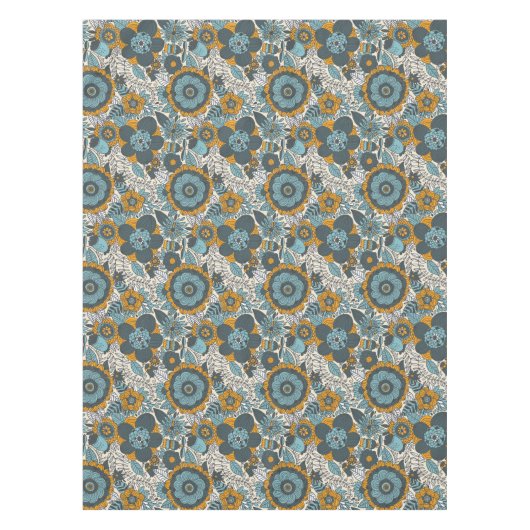  bloempatroon tafelkleed (Voorkant)