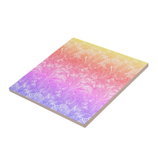  bloempatroon tegeltje (Zijkant)