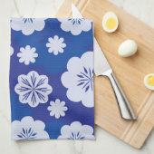 bloempatroon theedoek (Quarter Fold)