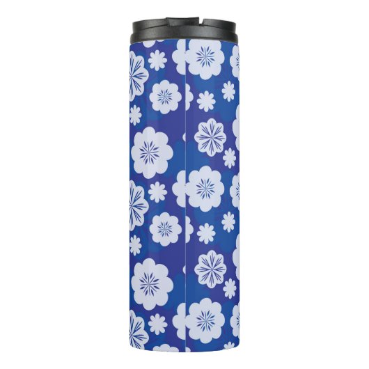 bloempatroon thermosbeker (Achterkant)