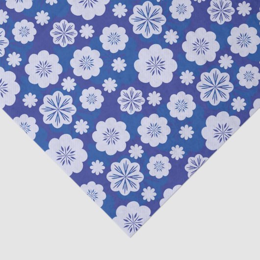 bloempatroon tissuepapier (Detail)