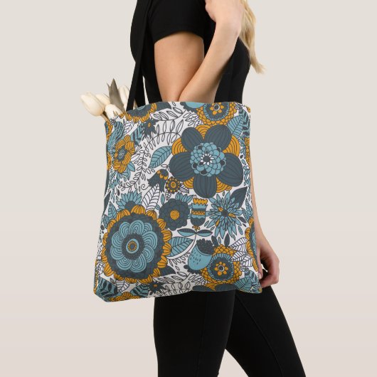 bloempatroon tote bag (Dichtbij)