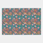  bloempatroon van jakobaja-bloem inpakpapier vel (Voorkant 2)