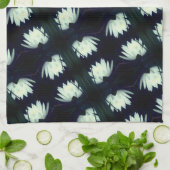 Bloempatroon van Lotus Water Lily Theedoek (Gevouwen)