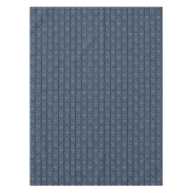 Bloempatroon van marineblauw en koffiebandroes