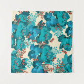  bloempatroon wandkleed (Voorkant (horizontaal))