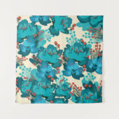  bloempatroon wandkleed (Voorkant)