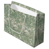 Bloempatroon, William Morris Large Gift Bag Groot Cadeauzakje (Voorkant Gekanteld)
