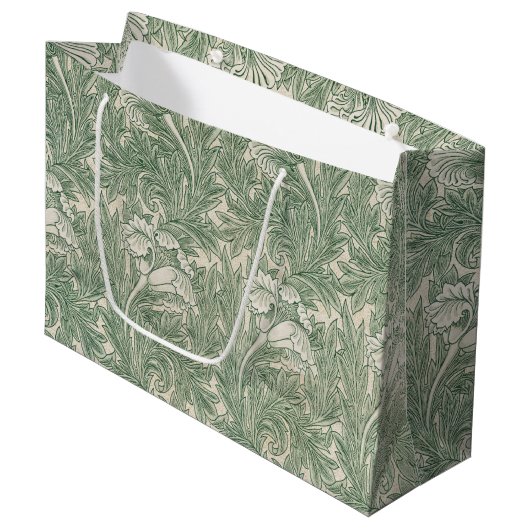 Bloempatroon, William Morris Large Gift Bag Groot Cadeauzakje (Voorkant Gekanteld)