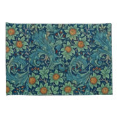 Bloempatroon William Morris Rood Geel Blauw Groen Kussensloop (Achterkant-Rechts)