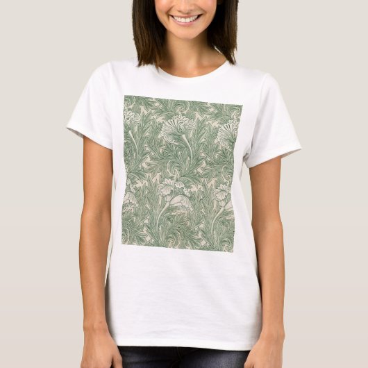 Bloempatroon, William Morris T-shirt (Voorkant)