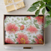 Bloempatroon Zinnia Bloemen Tissuepapier (Geschenk)