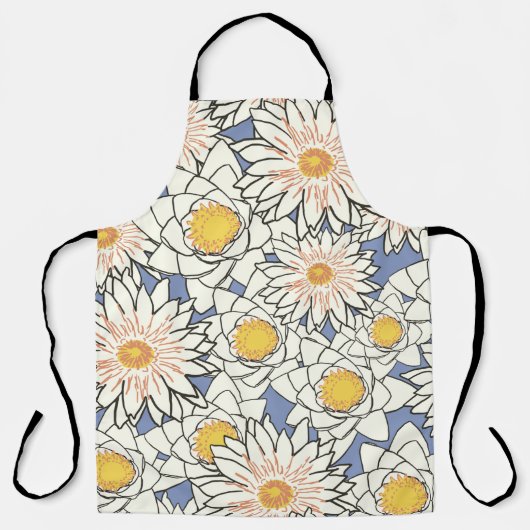 Bloempatroonlotuslib Schort (Voorkant)