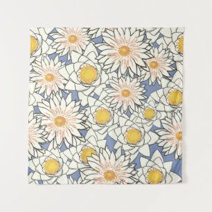 Bloempatroonlotuslib Wandkleed