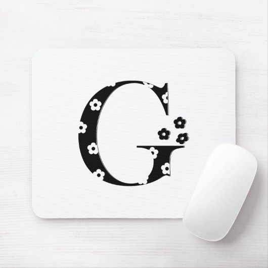 Bloempatroonplaat G Muismat (Met muis)