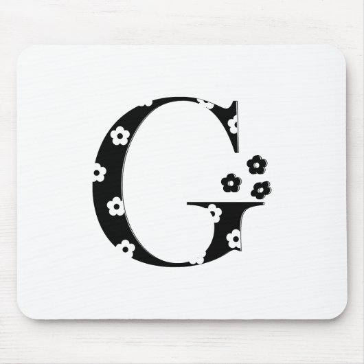 Bloempatroonplaat G Muismat (Voorkant)