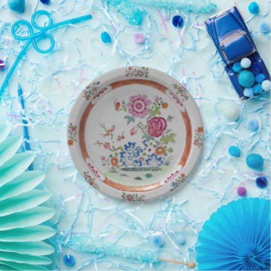 bloemperk tuin chinoiserie china papieren bordje (Feest)