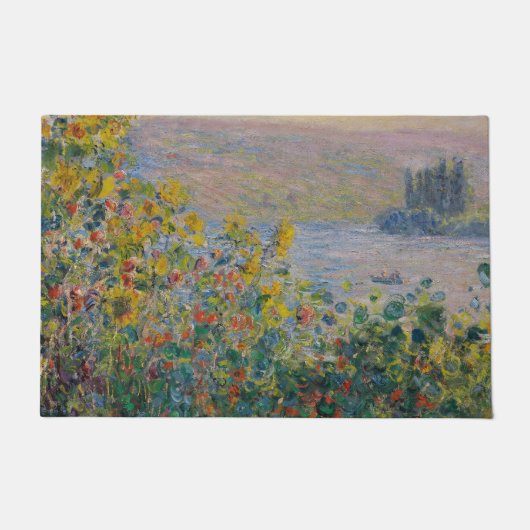 Bloemperken bij Vétheuil, Impressionistisch Landsc Deurmat (Voorkant)