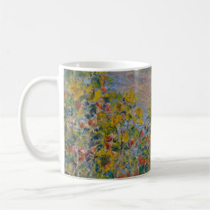 Bloemperken bij Vétheuil, Impressionistisch Landsc Koffiemok
