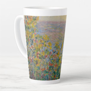 Bloemperken bij Vétheuil, Impressionistisch Landsc Latte Mok