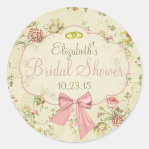  bloemperzik boog Vrijgezellenfeest Ronde Sticker