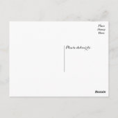 Bloemperzik Sinaasappel en geel gerbera madeliefje Briefkaart (Achterkant)