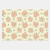 Bloemperzik Sinaasappel Lentebloemen Inpakpapier Vel (Voorkant)