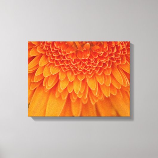 Bloempetalen - omhuld Canvas Afdruk (Voorkant)
