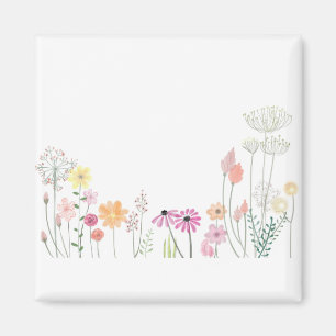 Bloempetals Spring Floral Artwork Pastel Summer. Magneet