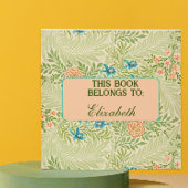 bloemplaat vierkante sticker