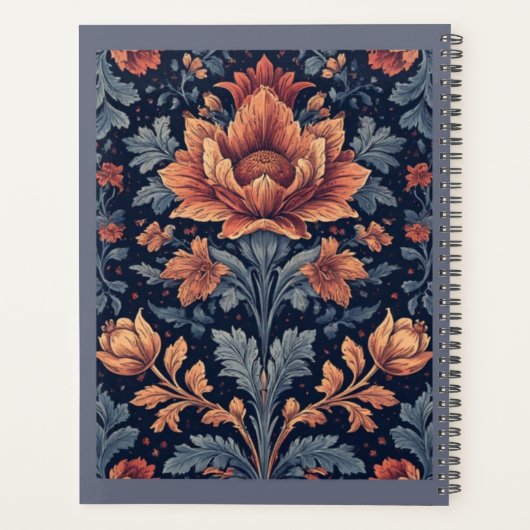  bloemplanner – Elegant botanisch ontwerp Planner (Achterkant)