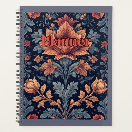  bloemplanner – Elegant botanisch ontwerp Planner (Voorkant)