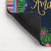 Bloemplezier Verbaasde Streep Inspirivity Een woor Muismat (Hoek)