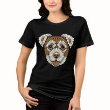 Bloemportret van een hond