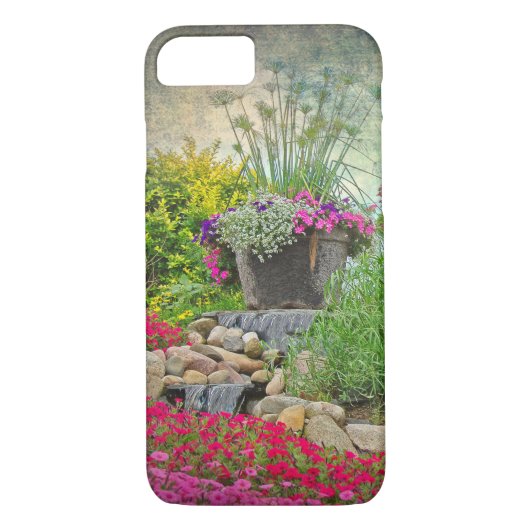 bloempot in de tuin Case-Mate iPhone case (Achterkant)