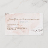 Bloempot Keramiek Kunstenaar Gereedschap sculptuur Visitekaartje (Achterkant)