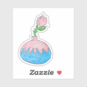 bloempot sticker (Vel)