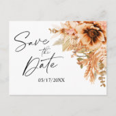 Bloempot Trouwkaart Save The Date Aankondigingskaart (Voorkant)