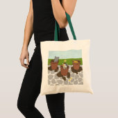Bloempotje Kittens Canvas tas (Voorkant (product))