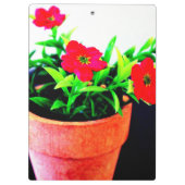 Bloempotje Klembord (Achterkant)