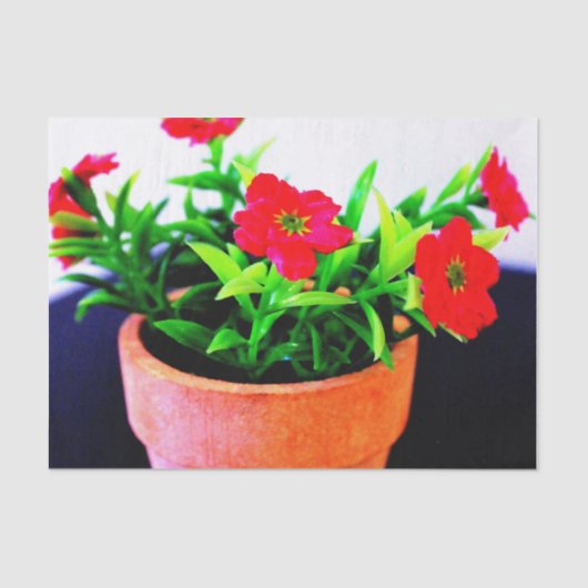 Bloempotje Tissuepapier (Voorkant)