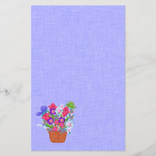 Bloempotten en vlinders (Voorkant)