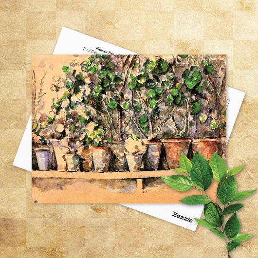 Bloempotten in Clay Paul Cezanne Briefkaart