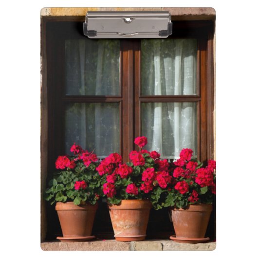 Bloempotten in het dorp klembord (Voorkant)